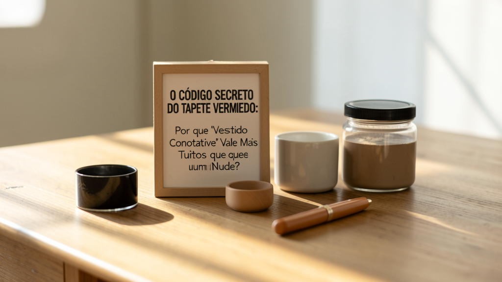 Detalhe fotográfico relacionado a O Código Secreto do Tapete Vermelho: Por que um 'Vestido Conotativo' Vale Mais Tuitos que um Nude?
